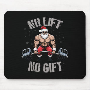 Tapis De Souris Bodybuilding Bodybuilder - Père Noël Weightl