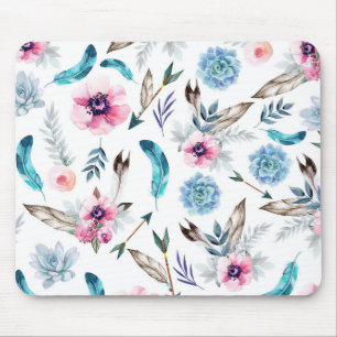Tapis De Souris Bohème Chic Floral Boho Girl