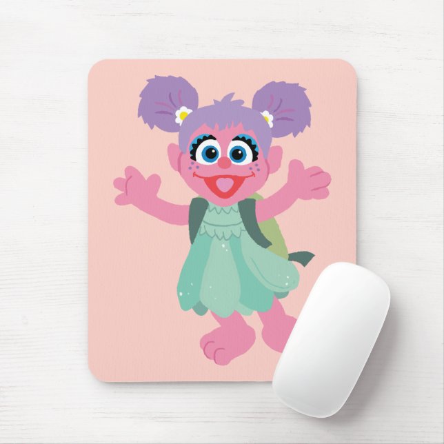 Tapis De Souris Bois d'Abby Cadabby (Avec souris)