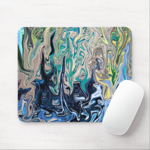 Tapis De Souris Bois de chauffe au bord de la mer....