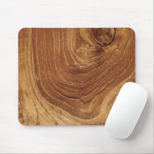 Tapis De Souris Bois de teck rustique en bois Texture Grain de boi