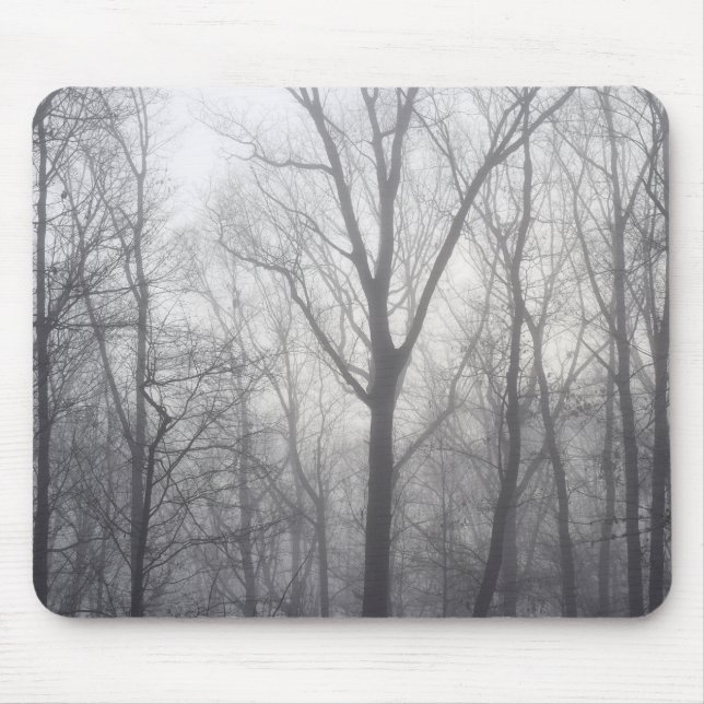 Tapis De Souris Bois gris des arbres (Devant)