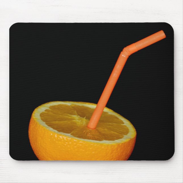 Tapis De Souris Boisson orange (Devant)