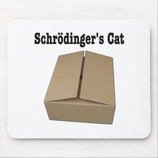 Tapis De Souris Boîte de chat de Schrodinger