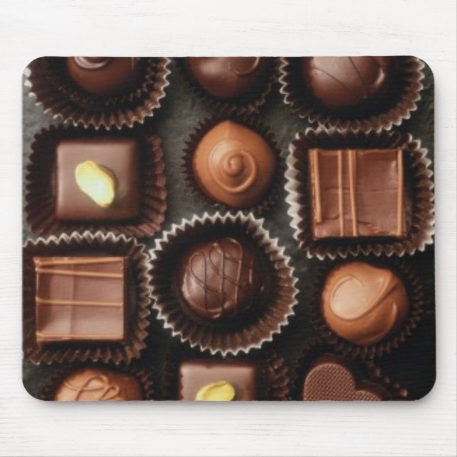 Tapis De Souris "Boîte de chocolats" Mousepad pour votre (Devant)