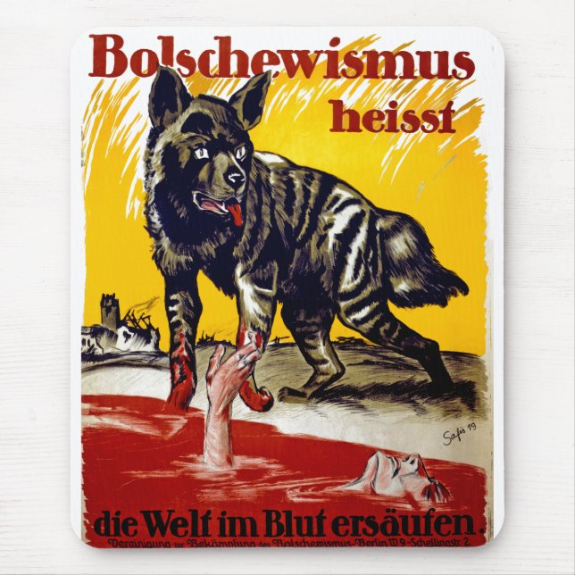 Tapis De Souris Bolschewismus Heisst (Devant)