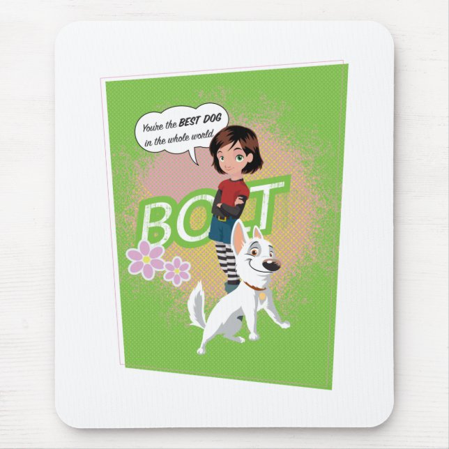 Tapis De Souris Bolt's Penny et Bolt Disney (Devant)