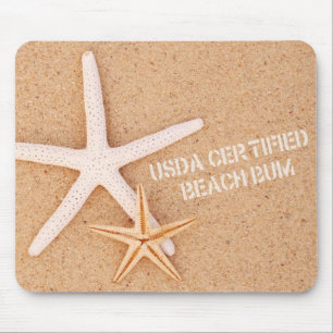 Tapis De Souris Bon à rien de plage certifié parUSDA