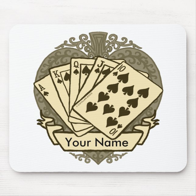 Tapis De Souris Bon Poker Poker Poker (Devant)