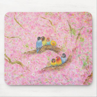 Tapis De Souris Bonheur de famille rose