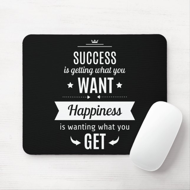 Tapis De Souris Bonheur et succès (Avec souris)