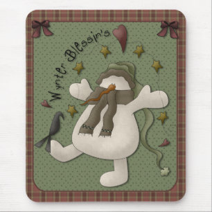 Tapis De Souris Bonhomme de neige Mousepad de Wynter Blessin