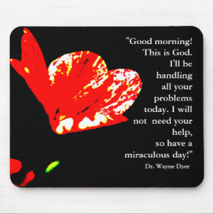 Tapis De Souris "Bonjour ! C'est Dieu" Mousepad