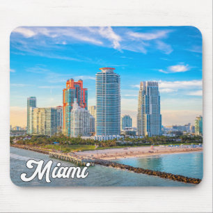 Tapis De Souris Bonjour De Miami, Floride, États-Unis