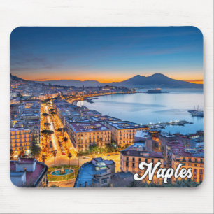 Tapis De Souris Bonjour De Naples, Italie