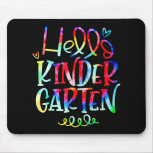 Tapis De Souris Bonjour Jardin D'Enfants Retour À L'École Cadeaux 