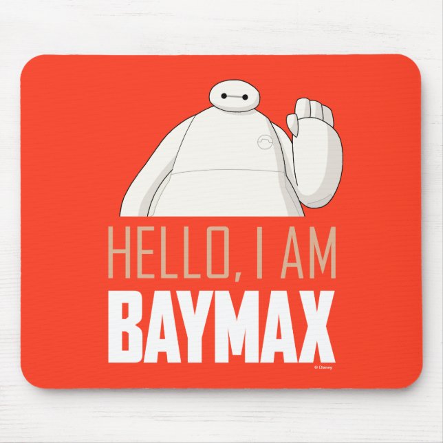 Tapis De Souris Bonjour, je suis Baymax (Devant)