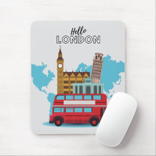 Tapis De Souris Bonjour Londres