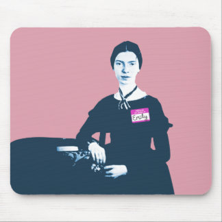 Tapis De Souris Bonjour mon nom est Emily Dickinson Mousepad