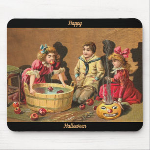 Tapis De Souris Bonne affiche rétrospective Halloween