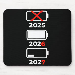 Tapis De Souris Bonne année drôle 2026 2027 67 Mème Six Sept 