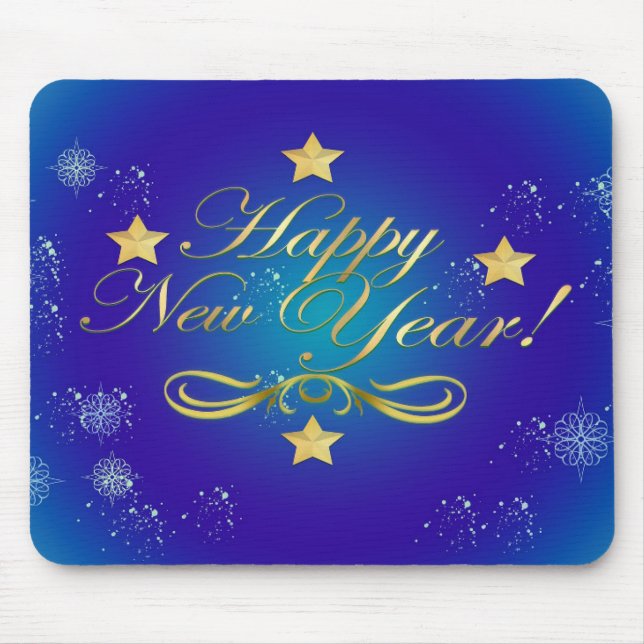 Tapis De Souris Bonne année Mousepad (Devant)