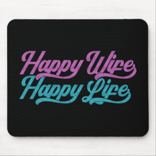 Tapis De Souris Bonne femme Bonne vie Fête des mères   Mousepad