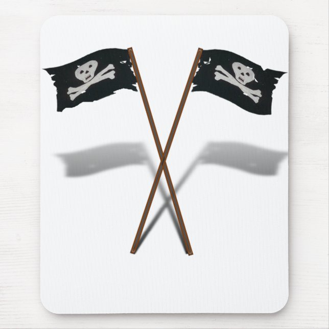 Tapis De Souris Bonne journée "Parlez comme un pirate" (Devant)