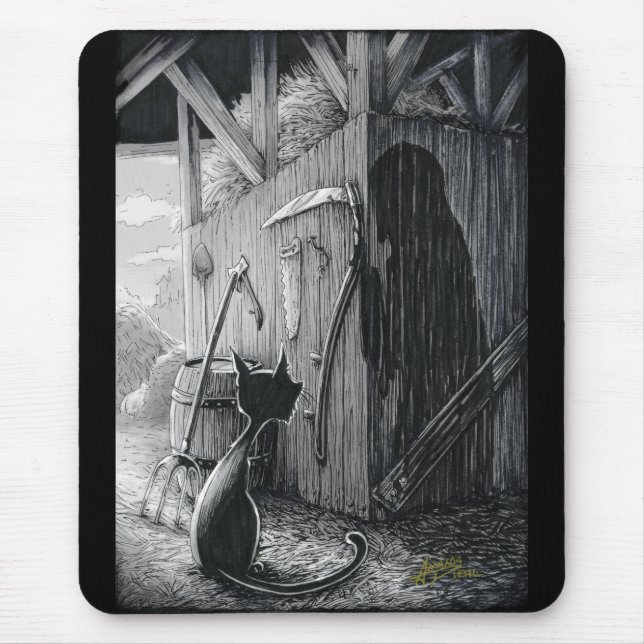 Tapis De Souris Boo Kitty Starts à Shadows Mouse Pad (Devant)