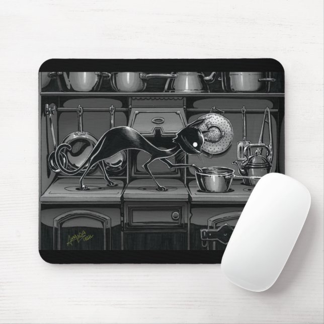 Tapis De Souris Boo Kitty Voit Quoi de Cuisine Souris Pad (Avec souris)
