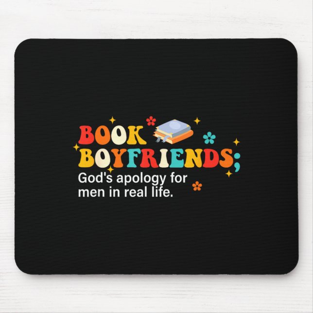 Tapis De Souris Book Boyfriends Definition Design  (Devant)