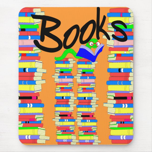 Tapis De Souris Book Love Mousepad (Devant)