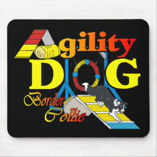 Tapis De Souris Bordure Collie Cadeaux d'agilité