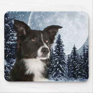 Tapis De Souris Bordure Collie Mousepad