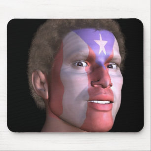 Tapis De Souris Boricua Face Mousepad