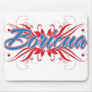 Tapis De Souris Boricua floral