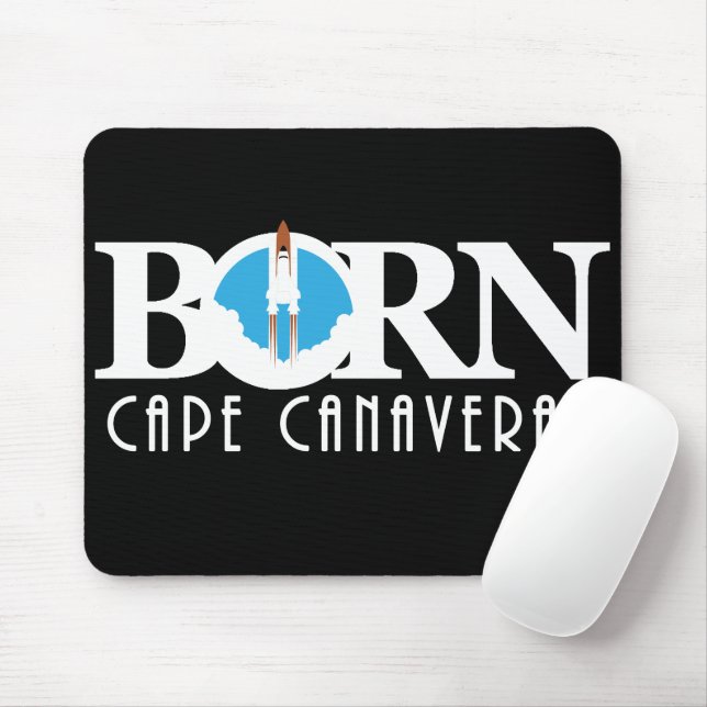 Tapis De Souris BORN Cape Canaveral Navette (Avec souris)