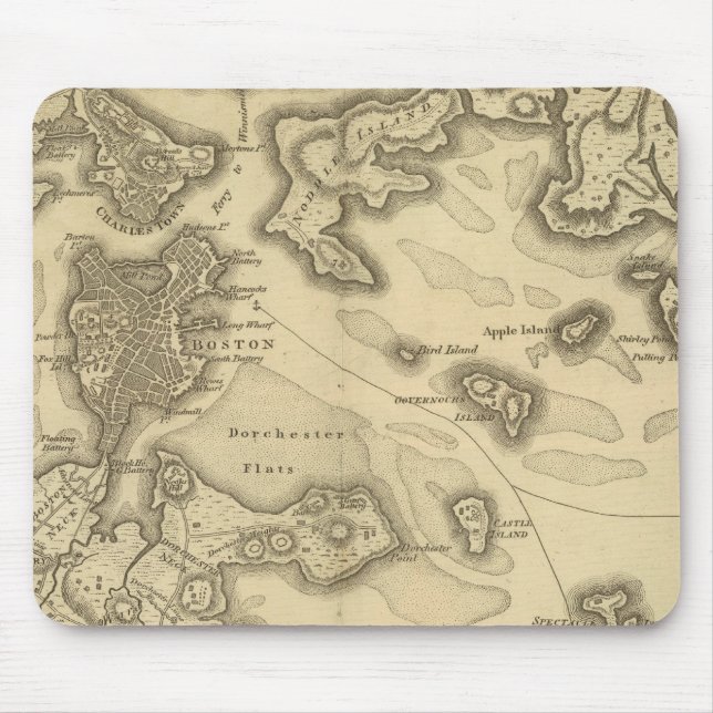 Tapis De Souris Boston et ses environnements (Devant)