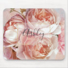 BOTANICAL FLORAL PEONY nom monogram