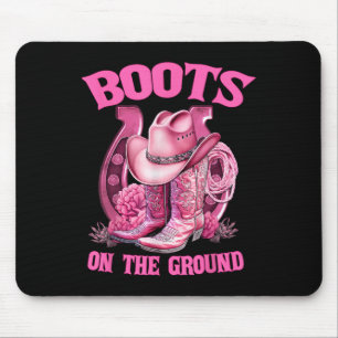 Tapis De Souris Bottes sur le terrain country western cowboy cowgi