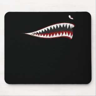 Tapis De Souris Bouche De Requin Volant Tigers - Cadeaux Pour Amat