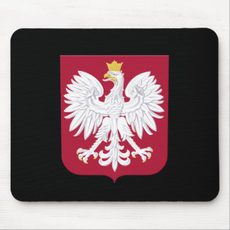 Tapis De Souris Bouclier rouge de l'aigle polonais
