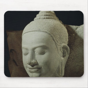 Tapis De Souris Bouddha dans la méditation sur le roi de Naga,