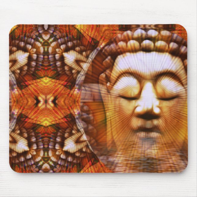 Tapis De Souris Bouddha Tribal Energy Mousepad (Devant)