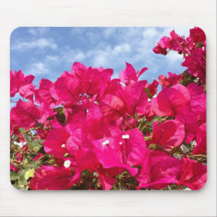 Tapis De Souris Bougainvillée et Beau Ciel Bleu