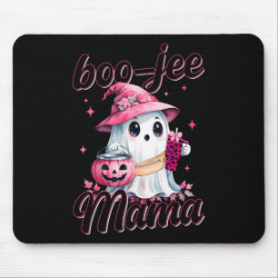 Tapis De Souris Boujee Boo Jee Éffrayant Citrouille d'Halloween ro