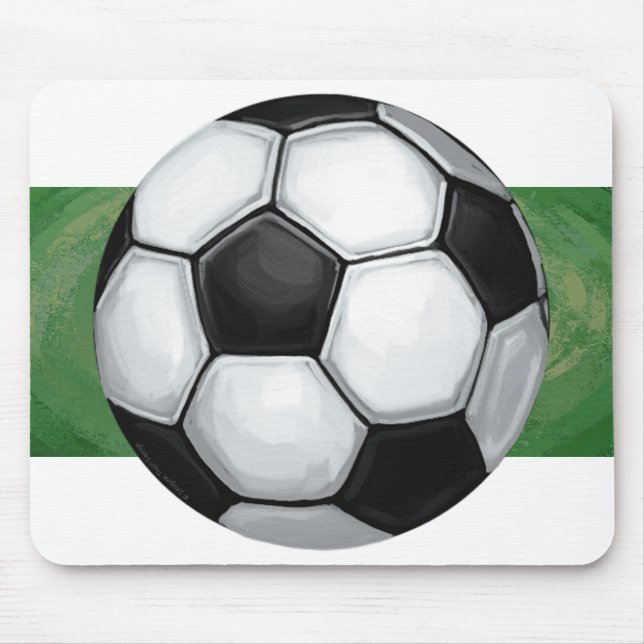 Tapis De Souris Boule de football (Devant)