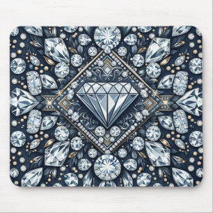 Tapis De Souris Boule de verre Denim & Diamonds