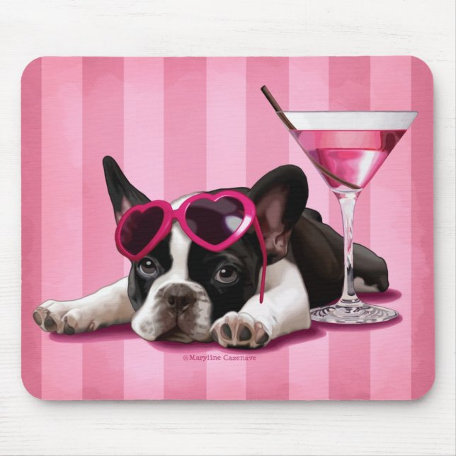 Tapis De Souris Bouledogue français (Devant)