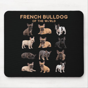 Tapis De Souris Bouledogue français du monde animal amateur de chi